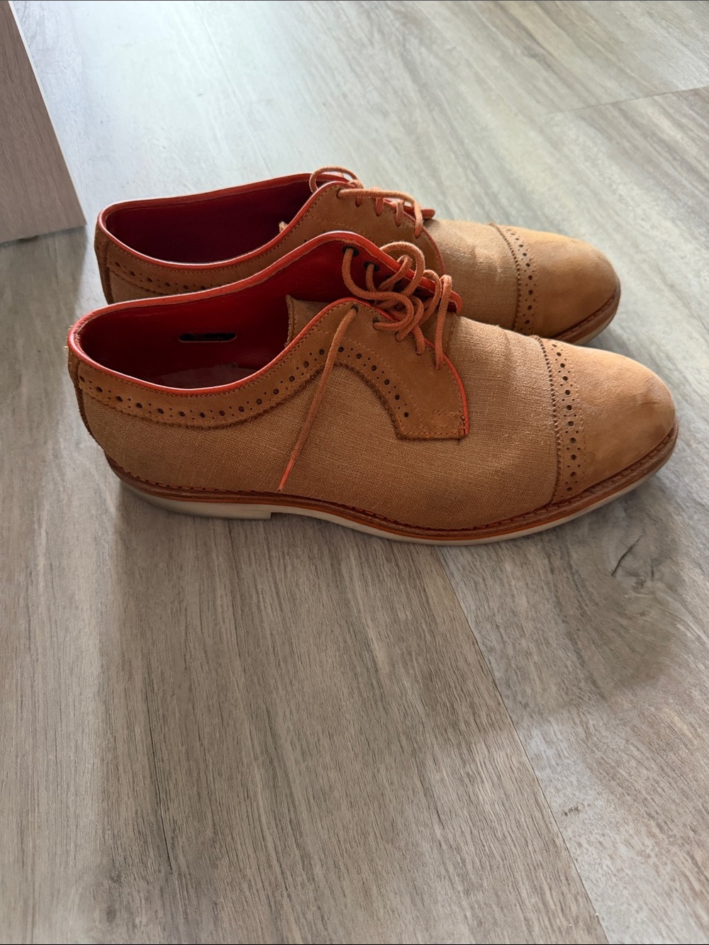 Allen Edmonds Baton Rouge suede shoes 7.5 EEE wide - Picture 1 of 9